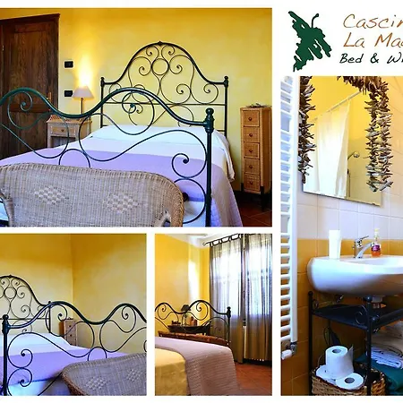 בית חווה Cascina La Maddalena Bed & Wine Rocca Grimalda